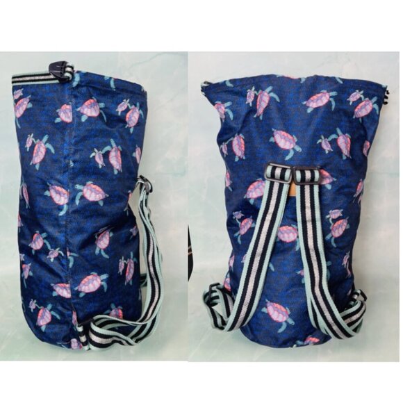 Vera Bradley Beachsack – Terrapins Turtle Print – Roll-Top Clip Closure – NWT - Picture 4 of 4